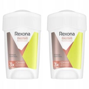 REXONA Stress Control Kremowy Antyperspirant w Sztyfcie dla kobiet 2X 45ml