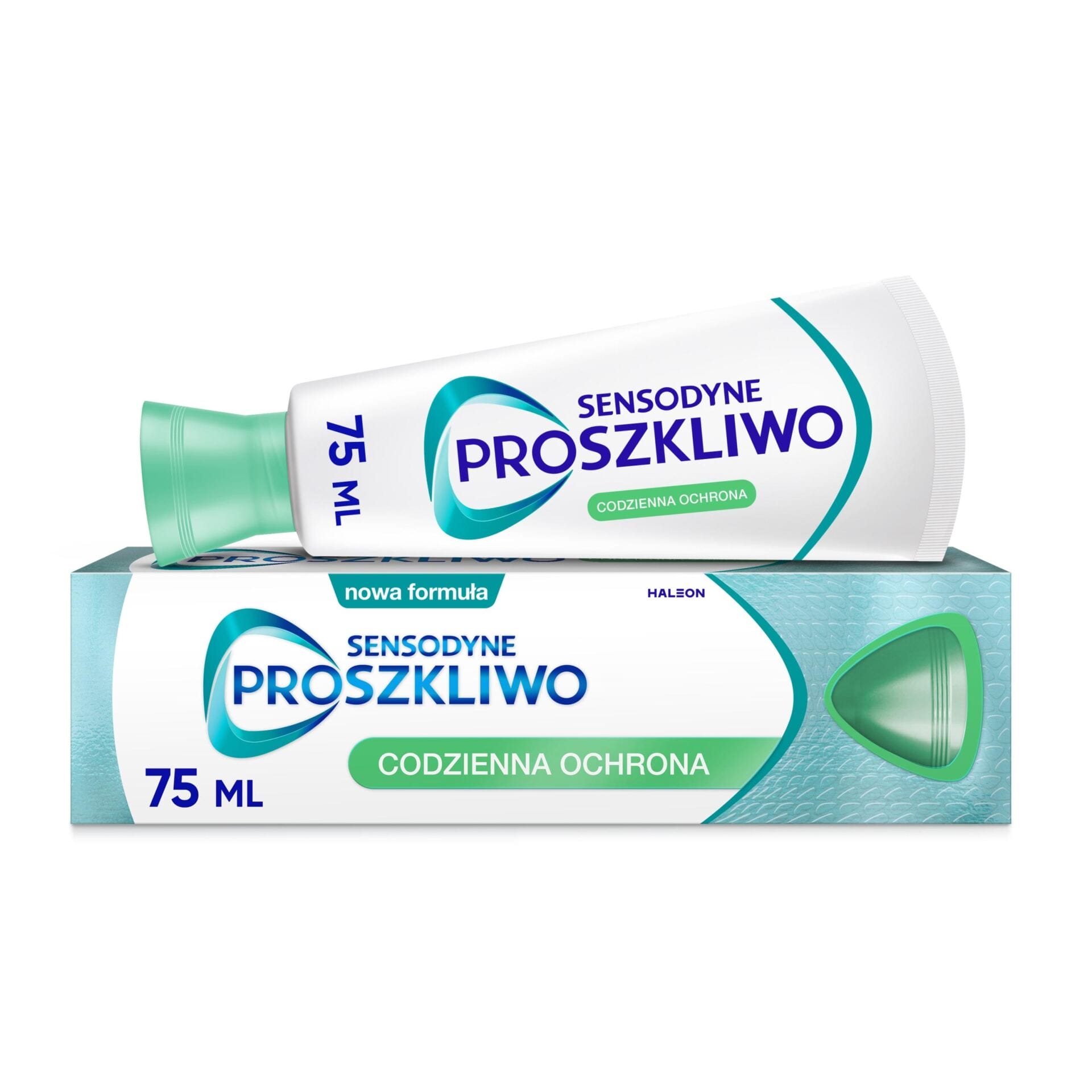 SENSODYNE ZESTAW PROSZKLIWO PASTA DO MYCIA ZĘBÓW CODZIENNA OCHRONA 2X 75ML - obrazek 2