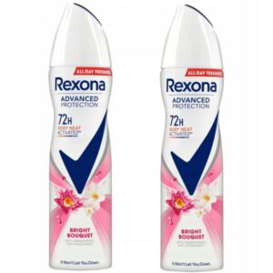 REXONA ADVANCED PROTECT BRIGHT BOUQUET DEZODORANT DAMSKI W SPRAYU 150ML X2