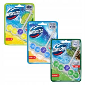 DOMESTOS KOSTKA TOALETOWA ZAWIESZKA DO WC POWER 5 P5 MIX 3x50g