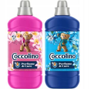 Zestaw Coccolino Care Bergamot & Tiare Flowers 1,275l x2 MIX 2,55l