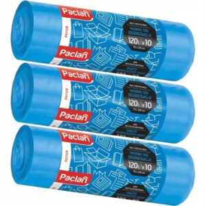 PACLAN MOCNE WORKI NA ŚMIECI DO SEGREGACJI PAPIER KARTONY 120L 3x10 SZTUK