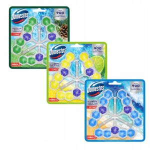 DOMESTOS KOSTKA TOALETOWA ZAWIESZKA DO WC POWER 5 P5 MIX 9x50g