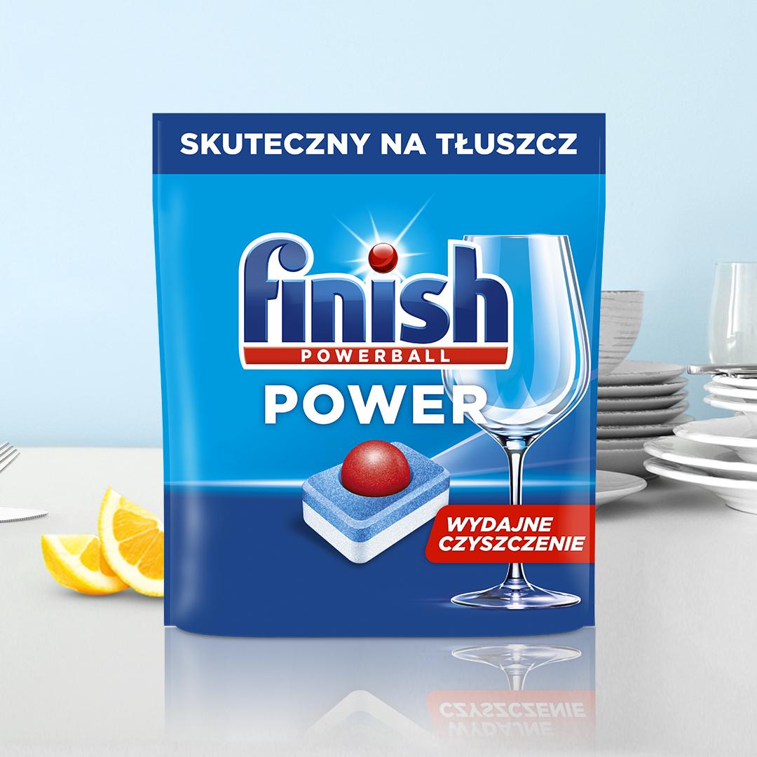 Finish Zestaw Tabletki Do Zmywarki Power All-In-1 100 sztuk Lemon Cytrynowe - obrazek 7