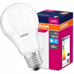 LEDVANCe Żarówka LED A60 E27 8,5W = 60W 806lm OSRAM 4000K NEUTRALNA 200°