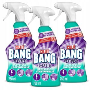 CILLIT BANG PŁYN DO CZYSZCZENIA POWIERZCHNI CZYSTOŚĆ I DEZYNFEKCJA 3X 750ML