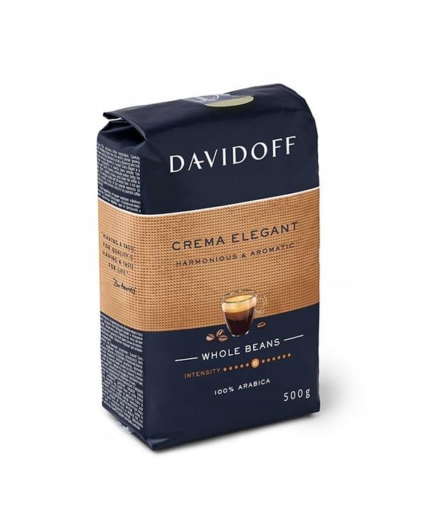 Davidoff Cafe Crema Elegant Kawa Ziarnista 500 g x3 - obrazek 2