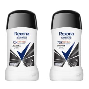 ZESTAW REXONA DEZODORANT DAMSKI W SZTYFCIE INVISIBLE BLACK&WHITE 50 ML X2