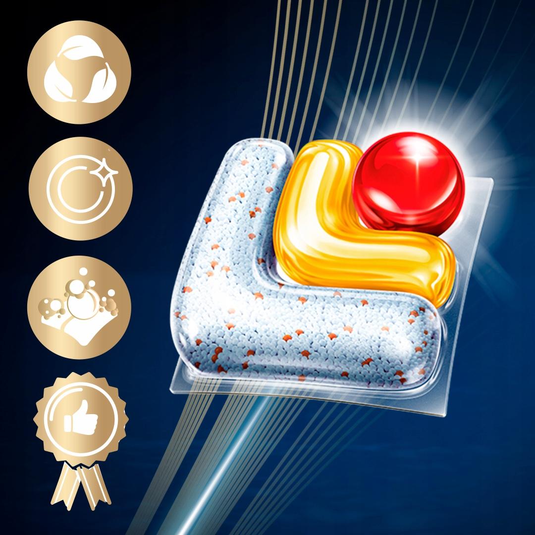 Finish Zestaw Ultimate Plus All-in-1 Kapsułki do Zmywarki Lemon 90 Sztuk - obrazek 6