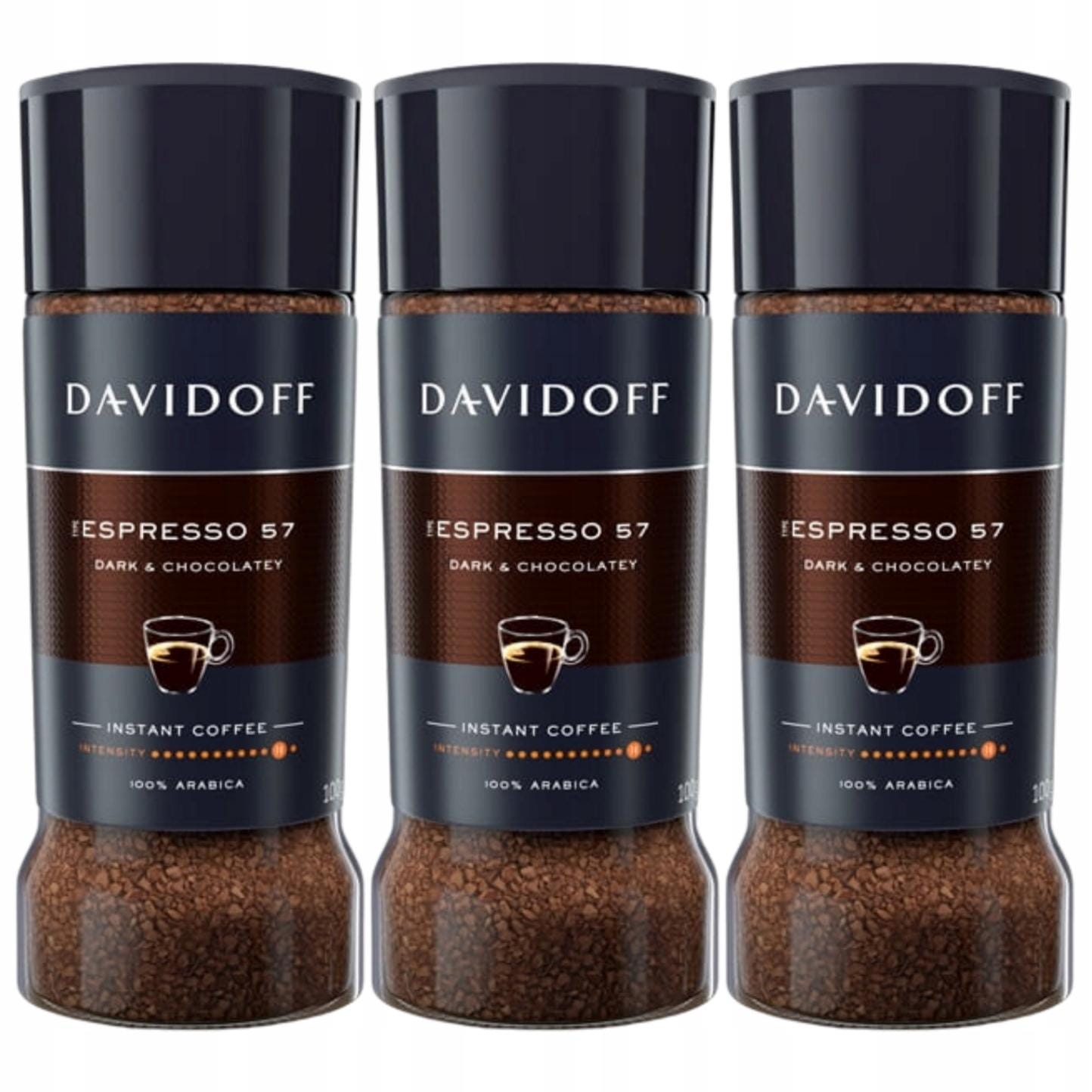 Davidoff Espresso 57 Kawa Rozpuszczalna 100g x3 Arabika