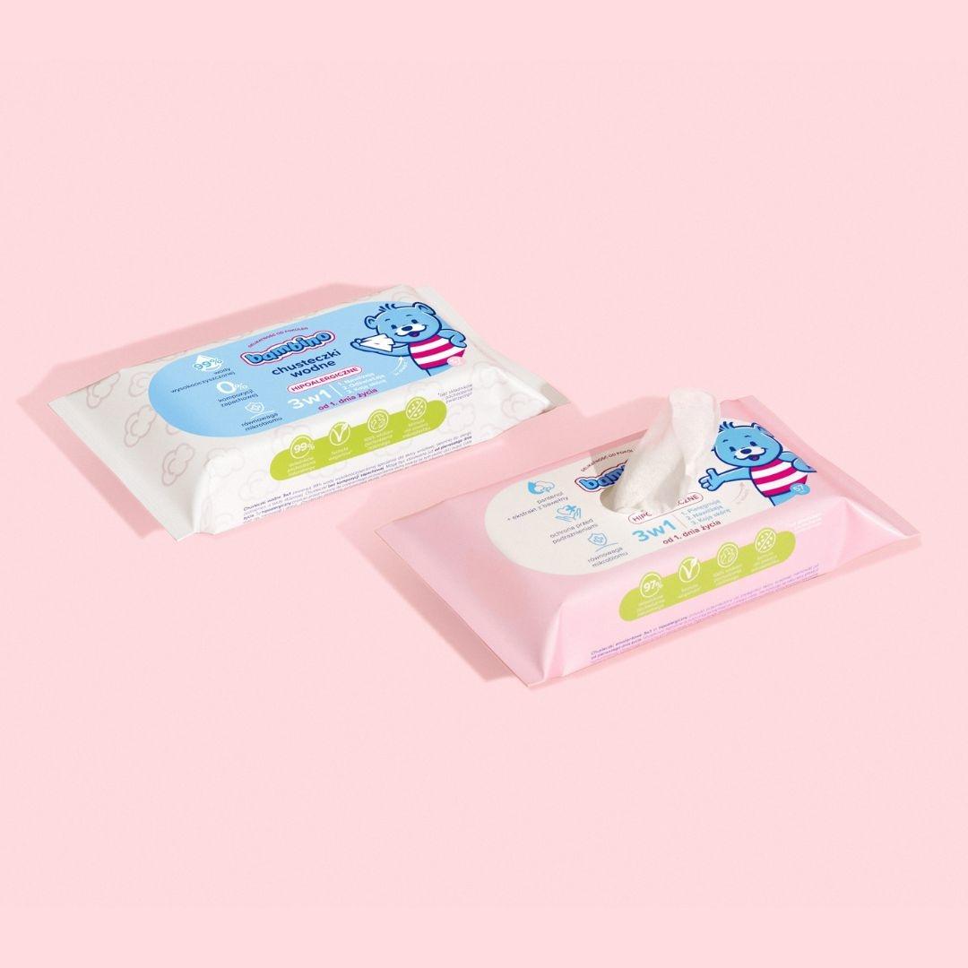 Chusteczki nawilżane bezzapachowe BAMBINO 12x57 - obrazek 6