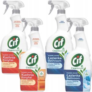 Zestaw Cif Power&Shine Kuchnia Kamień Łazienka