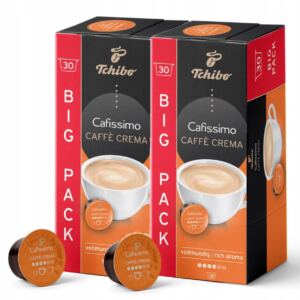 Tchibo Cafissimo Crema Rich Aroma Kawa Arabika 30x2 Kapsułek Zestaw