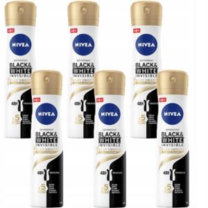 NIVEA Antyperspirant Black&White spray 6x150ml