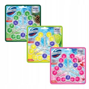 DOMESTOS KOSTKA TOALETOWA ZAWIESZKA DO WC POWER 5 P5 MIX 9x50g