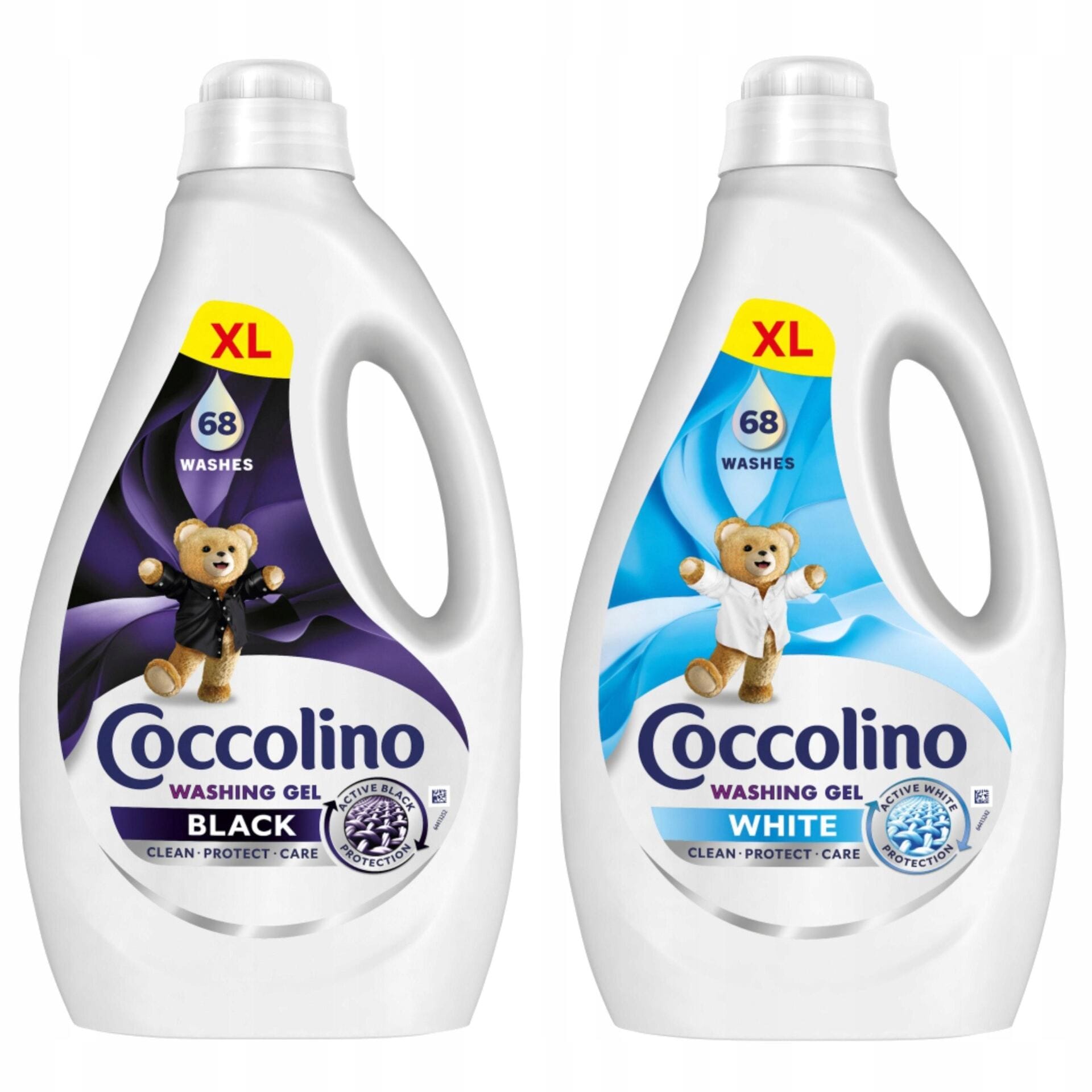 ŻEL DO PRANIA PŁYN DO PRANIA THANIN COCCOLINO CARE 128 PRAŃ MIX 2x2,72L