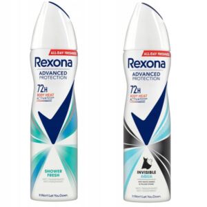 REXONA ADVANCED PROTECT DLA KOBIET ZESTAW ANTYPERSPIRANT SPRAY MIX 2x150ML