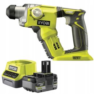RYOBI AKUMULATOROWA MŁOTOWIERTARKA UDAROWA 18V SDS+ MŁOT R18SDS-0 + Ład 5Ah