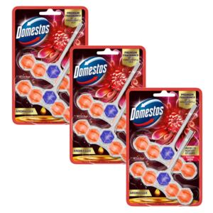 DOMESTOS KOSTKA TOALETOWA ZAWIESZKA DO WC AROMA DAHLIA 6x50g