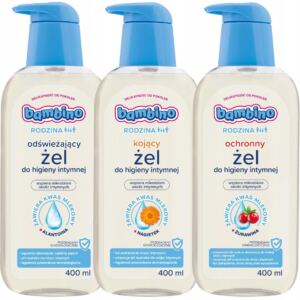 BAMBINO Żel DO Higieny Intymnej zestaw 3*400 ml