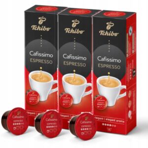 Tchibo Cafissimo Espresso Elegant Aroma Kawa Arabika 10x3 kapsułek Zestaw