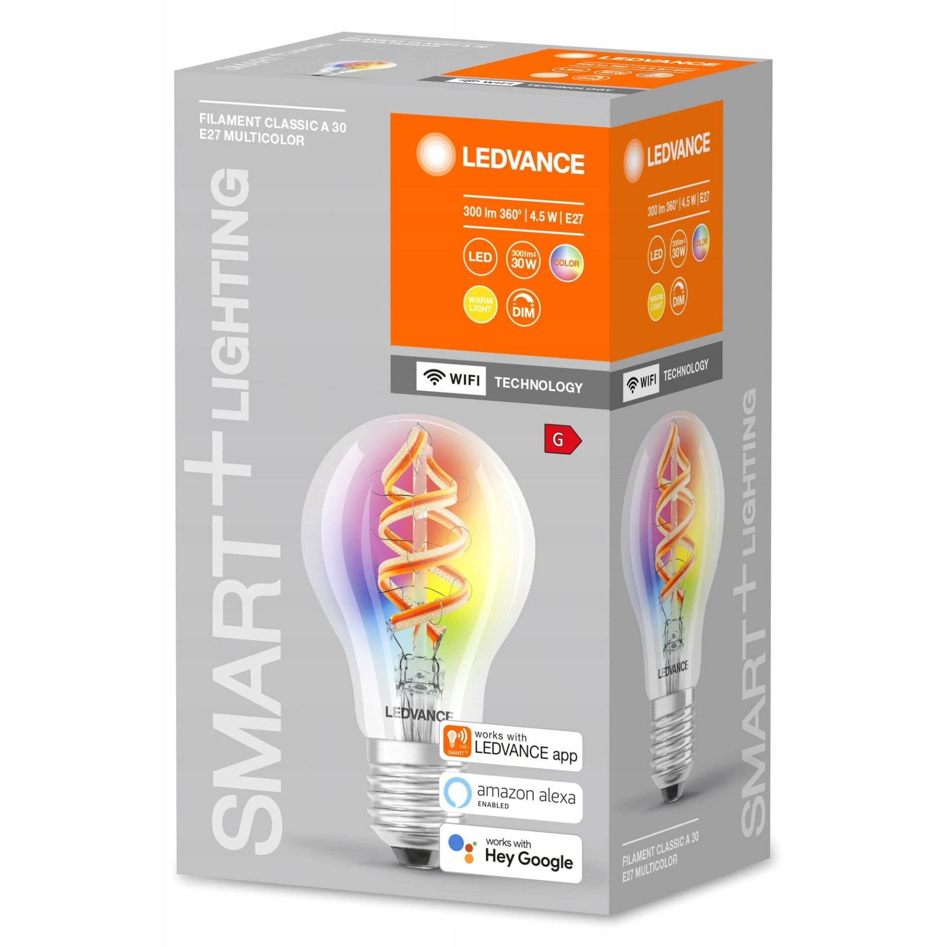 Ledvance Żarówka LED E27 4,5W RGB WIFI Ściemnialna - obrazek 7