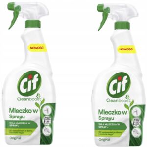 Cif Mleczko W Sprayu Do Kuchni i 艁azienki 750 ml 2 Sztuki