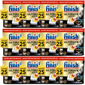 FINISH Kapsułki Do Zmywarki Ultimate Plus 25x12=300 Sztuk Lemon Cytryna