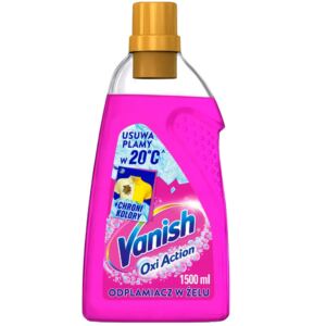 Vanish Oxi Action Pink odplamiacz do kolorowych tkanin w żelu 1,5l