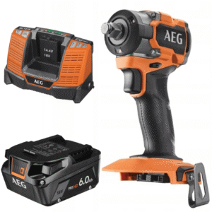 AEG Klucz Udarowy Subkompaktowy 1/2" 18V+Ładowarka BL1418 +Akumulator 6.0Ah