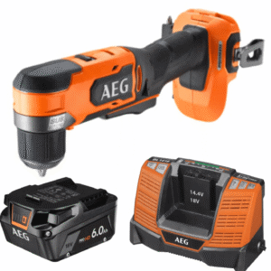 AEG Wiertarka Kątowa 18V Subkompaktowa+Ładowarka AEG BL1418+Akumulator6.0Ah