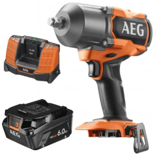 AEG Klucz Udarowy Bezszczotkowy 18V 2000Nm + Ładowarka + Akumulator 6.0Ah