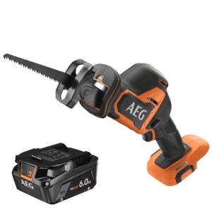 AEG PIŁA SZABLASTA SUBKOMPAKTOWA 18V+AKUMULATOR LITOWO-JONOWY AEG 6.0 Ah18V