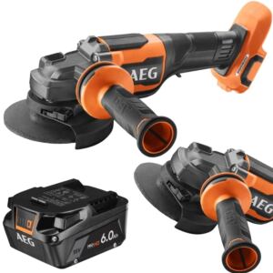 AEG SZLIFIERKA KĄTOWA 18V+AKUMULATOR LITOWO-JONOWY AEG 6.0 Ah 18V