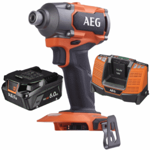 AEG Zakrętarka Udarowa Bezszczotkowa + Ładowarka BL1418 + Akumulator 6.0Ah