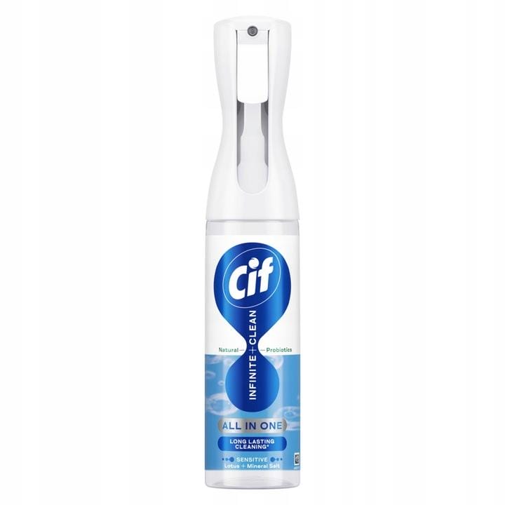 Cif Infinite Clean Sensitive Lotus +Mineral Salt Spray 280ml+3x Wkład 590ml - obrazek 2
