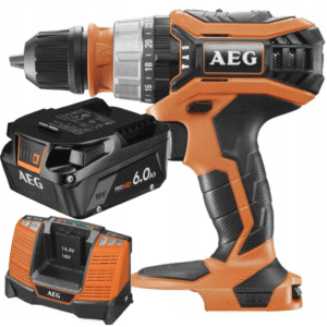AEG Wiertarko Wkrętarka Udarowa 50Nm 18V+ Ładowarka BL1418+Akumulator 6.0Ah