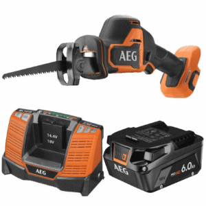 AEG Piła Szablasta Subkompaktowa + Ładowarka BL1418 + Akumulator 6.0Ah