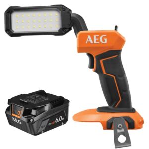 AEG Lampa Inspekcyjna 18V BSL18-0+Akumulator Litowo-Jonowy 6.0Ah 18V