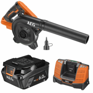 AEG Dmuchawa BGE18C2-0 Kompaktowa+ Ładowarka BL1418 + Akumulator 6.0Ah