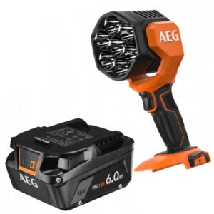 AEG Lampa Inspekcyjna Warsztatowa 18V+Akumulator Litowo-Jonowy 6.0Ah 18V