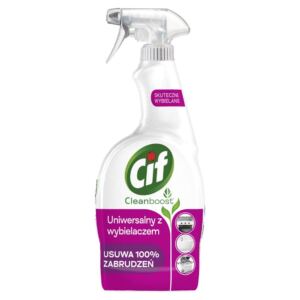 Cif Cleanboost Spray do Łazienki i Kuchni Uniwersalny z Wybielaczem 750 ml