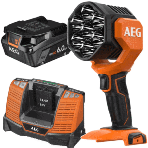 AEG Lampa Inspekcyjna Warsztatowa 18V+Ładowarka AEG BL1418+Akumulator 6.0Ah