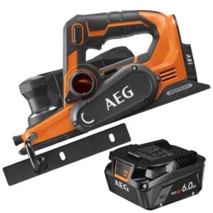 AEG Bezszczotkowy Strug 18V BHO18BL-0+Akumulator Litowo-Jonowy 6.0Ah 18V