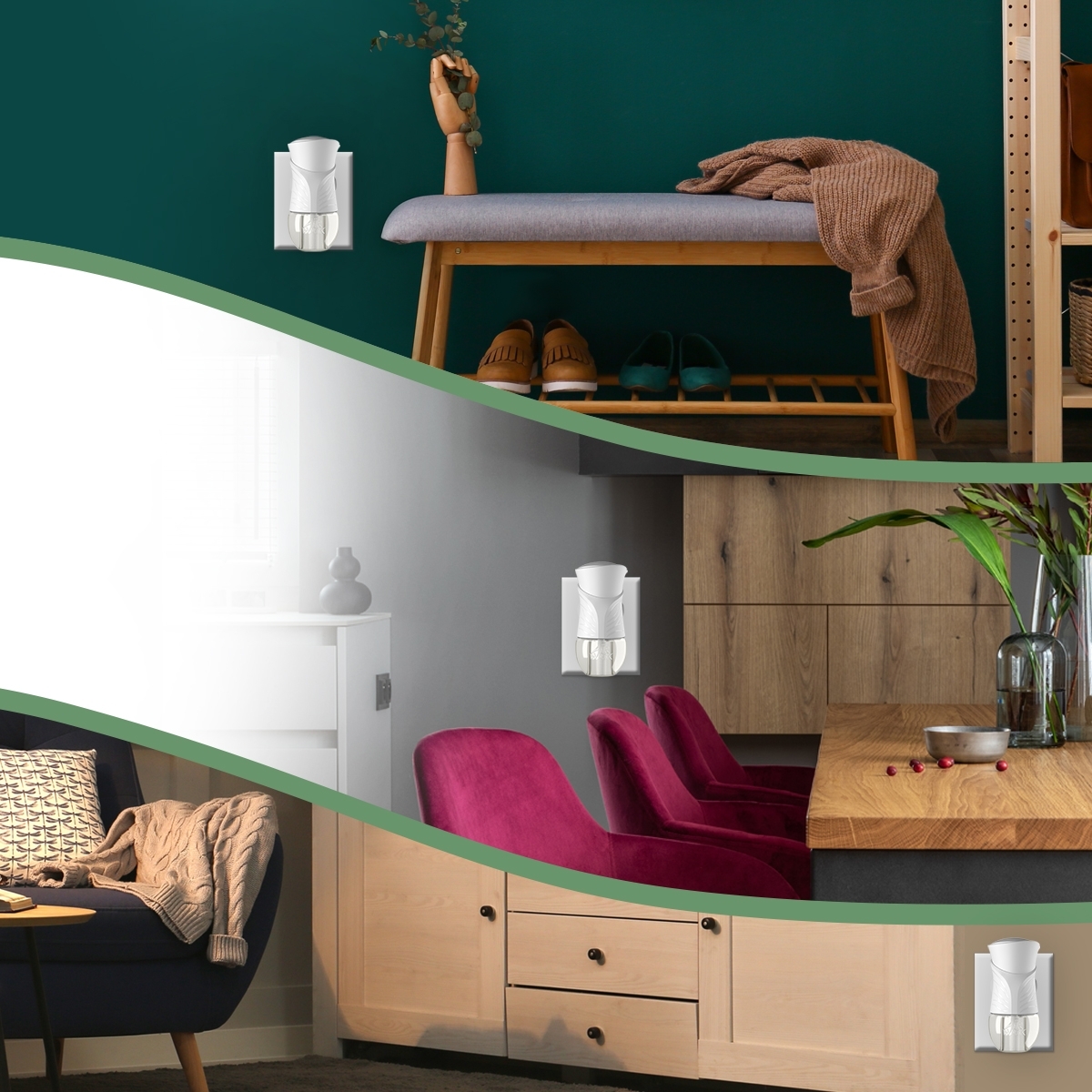 Air Wick Elektryczny Odświeżacz Powietrza Musujące Rose z Maliną 19 ml - obrazek 4