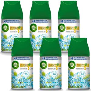 AIR WICK WKŁADY DO ODŚWIEŻACZA POWIETRZA WIOSENNA ŚWIEŻOŚĆ 6X 250 ML