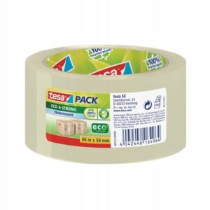 Tesa pack Eco&Strong taśma do pakowania samoprzylepna taśma 66 m x 50 mm