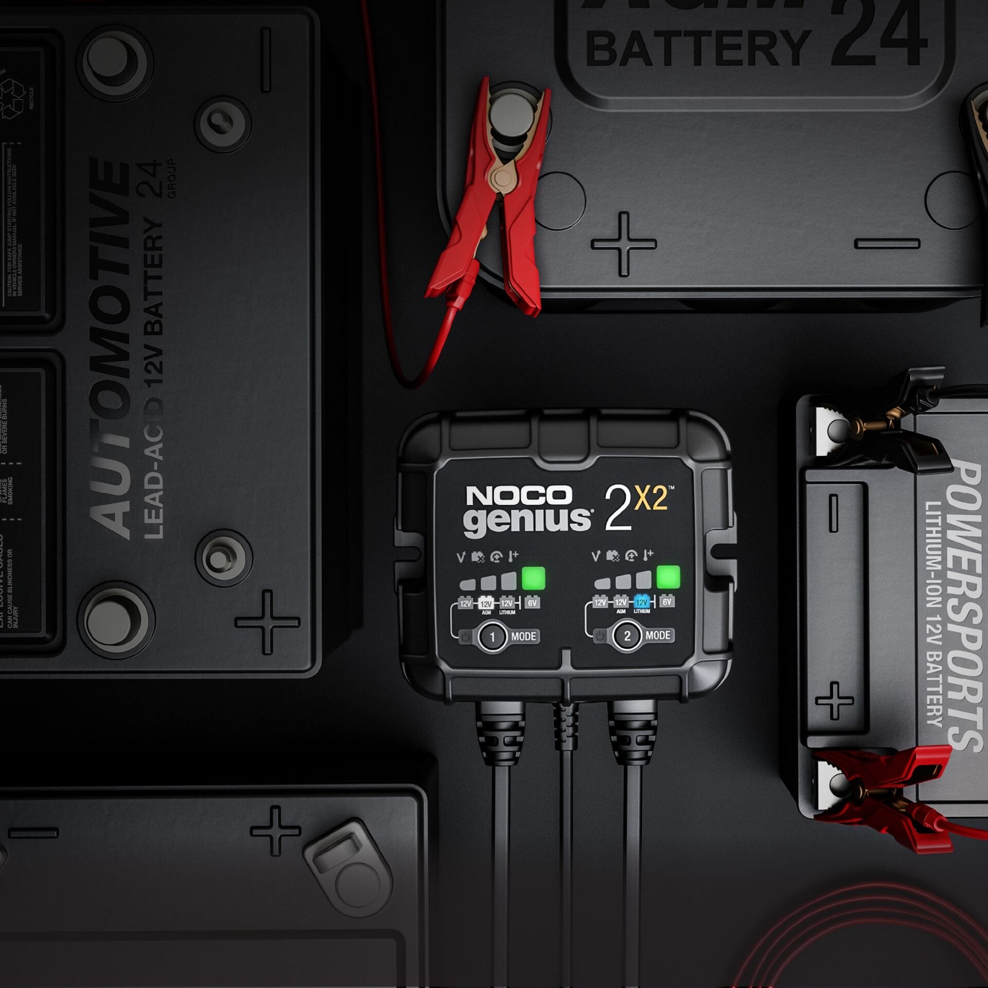 NOCO GENIUS 2X2 6V 12V 4A Ładowarka Inteligentna - obrazek 2
