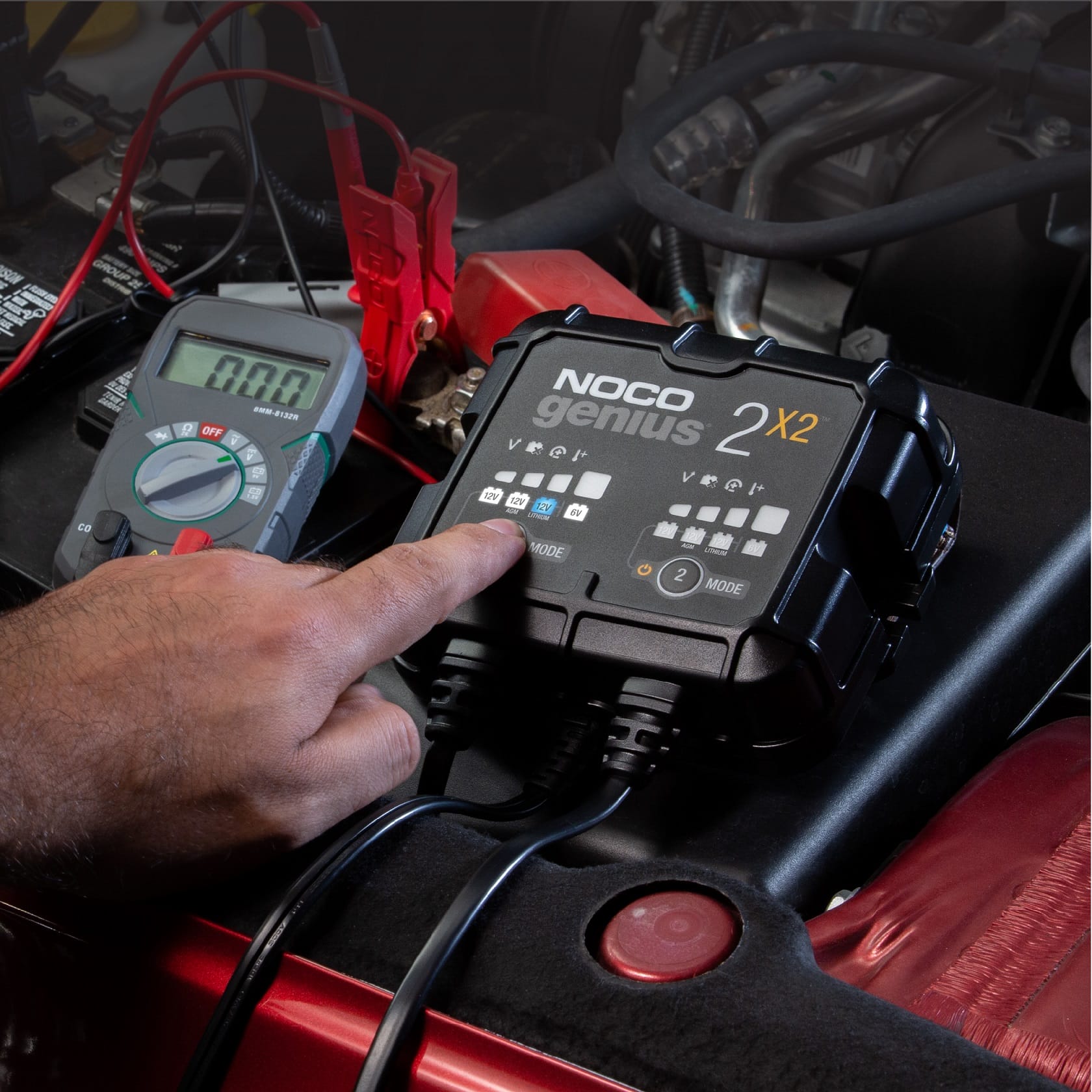 NOCO GENIUS 2X2 6V 12V 4A Ładowarka Inteligentna - obrazek 4