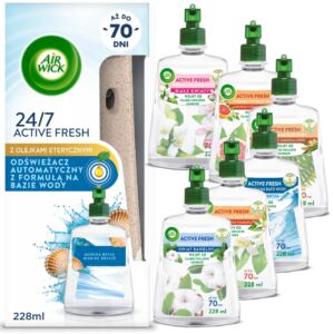 AIR WICK AUTOMATYCZNY ODŚWIEŻACZ POWIETRZA + 7X WKŁAD 228ML ZESTAW MIX